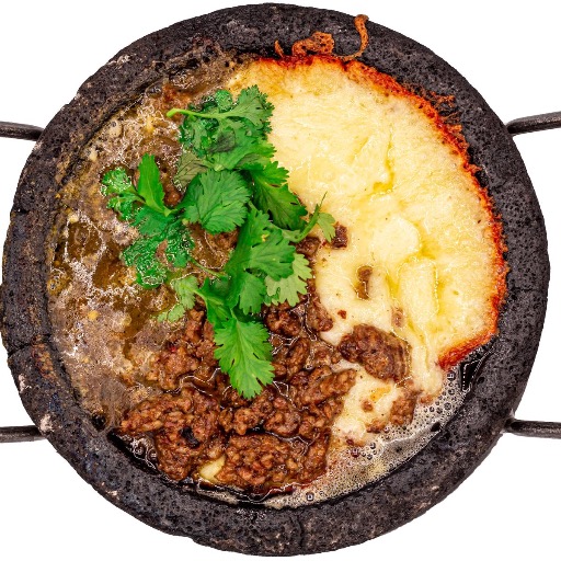 queso fundido con chorizo